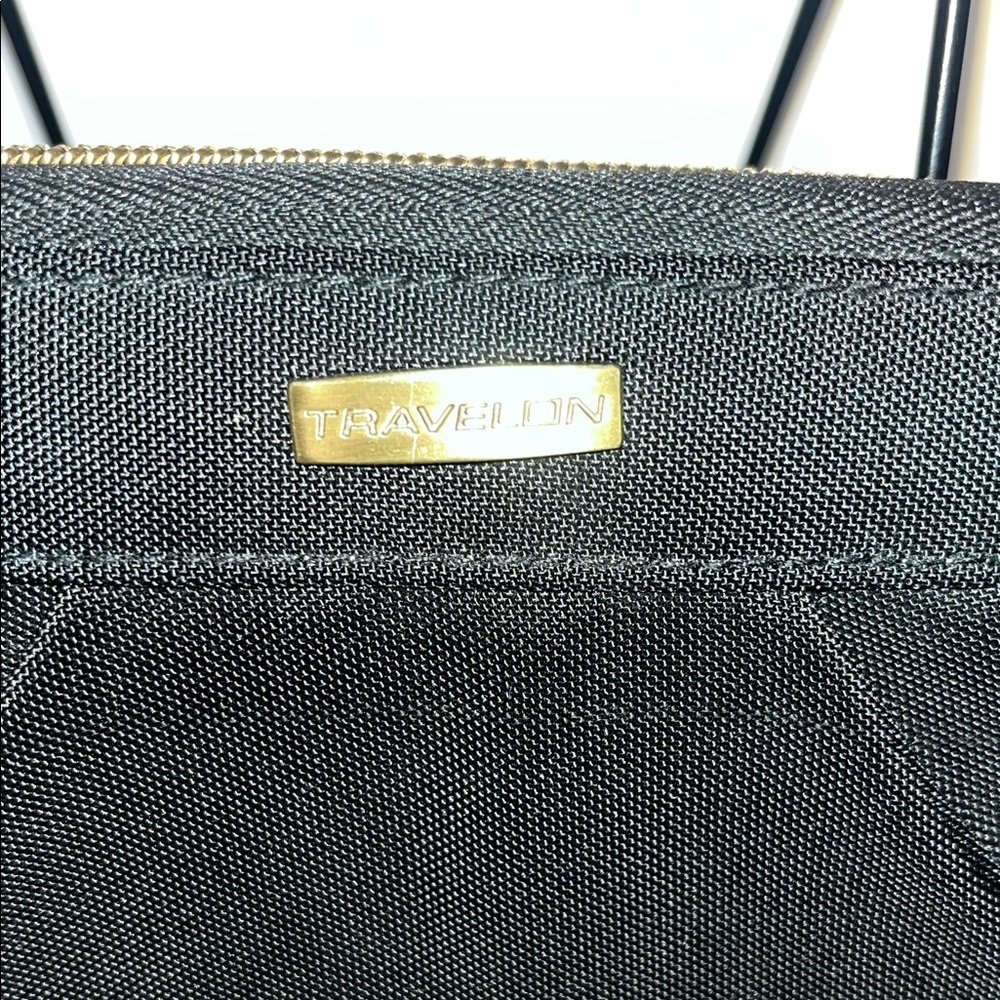 Travelon Black Wallet Wristlet Safe ID RFID Blocking Full Zip Around Closure - Picture 2 of 6